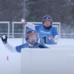 English video lesson: Snowball Fight. Listening comprehension, vocabulary, grammar: active and passive sentences