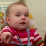 English video lesson: Baby still face experiment. Listening comprehension, vocabulary, grammar: prepositional verbs