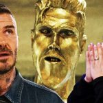English video lesson: The David Beckham Statue Prank. Listening comprehension, vocabulary, grammar: come vs go