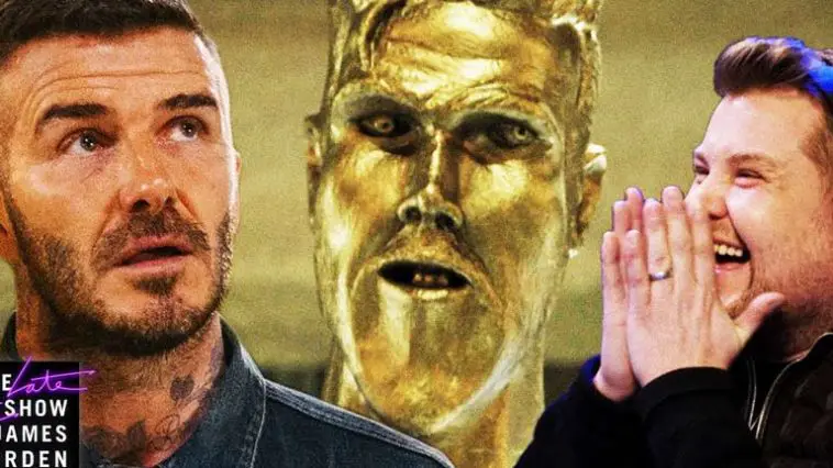 English video lesson: The David Beckham Statue Prank. Listening comprehension, vocabulary, grammar: come vs go