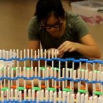 English video lesson: Domino Artist. Listening comprehension, vocabulary, grammar: almost / the most